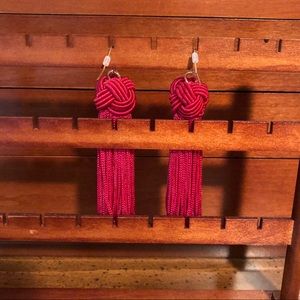 BaubleBar Jewelry - SUGARFIX by Baublebar red tassel drop earrings BaubleBar Jewelry - SUGARFIX by Baublebar red tassel drop earrings